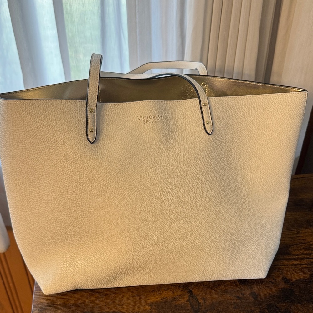 Victoria's Secret Cream Tote Bag